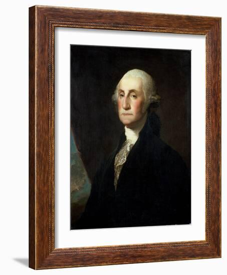 Portrait of George Washington, before 1801-Gilbert Stuart-Framed Giclee Print