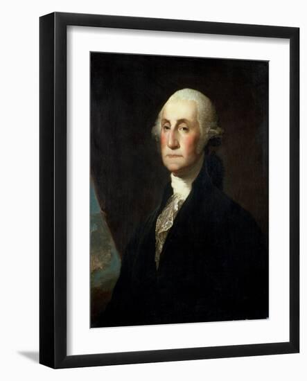 Portrait of George Washington, before 1801-Gilbert Stuart-Framed Giclee Print