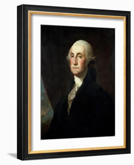 Portrait of George Washington, before 1801-Gilbert Stuart-Framed Giclee Print