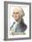 Portrait of George Washington-null-Framed Art Print