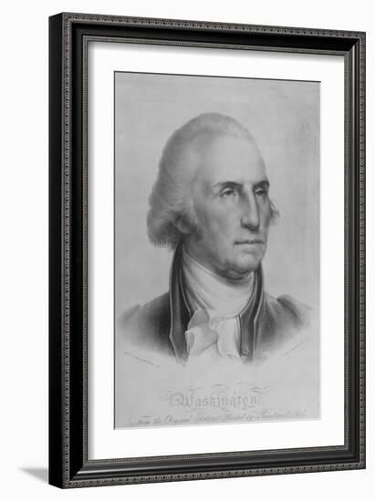 Portrait of George Washington-null-Framed Giclee Print