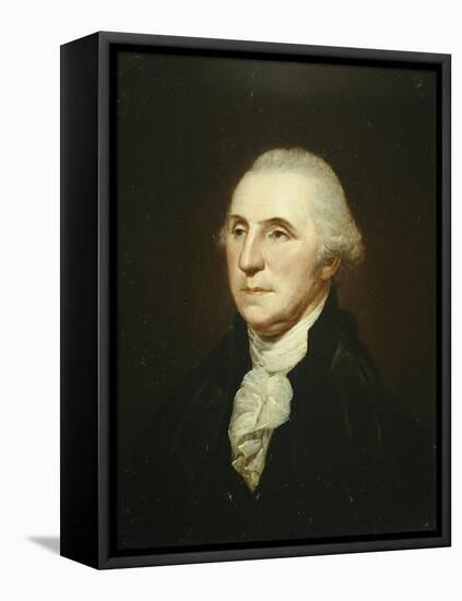 Portrait of George Washington-Charles Willson Peale-Framed Premier Image Canvas