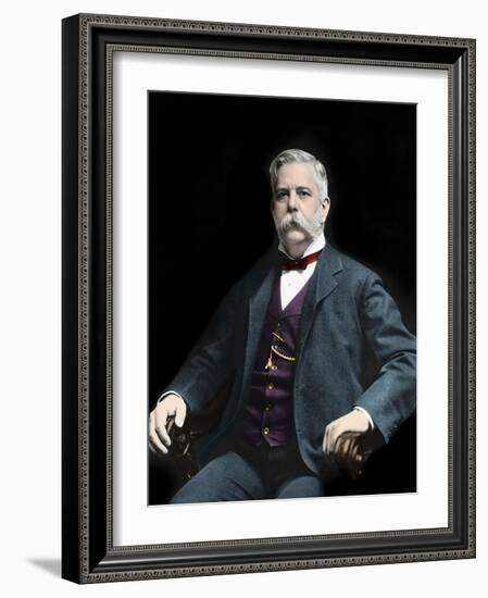 Portrait of George Westinghouse (1846-1914) American inventor and industrialist-American Photographer-Framed Giclee Print