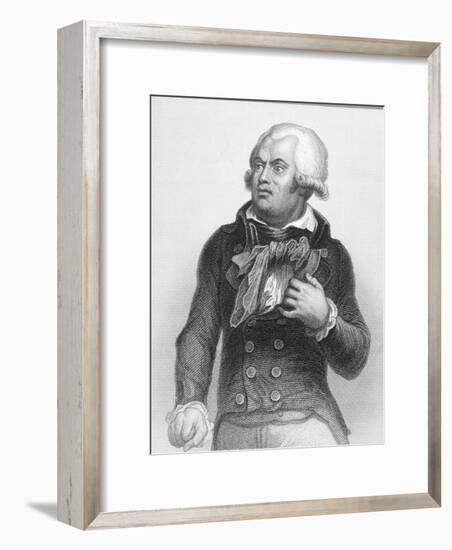 Portrait of Georges Danton (1759-94)-null-Framed Giclee Print