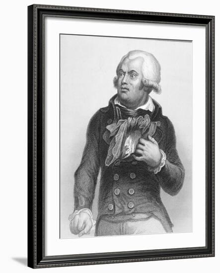 Portrait of Georges Danton (1759-94)-null-Framed Giclee Print