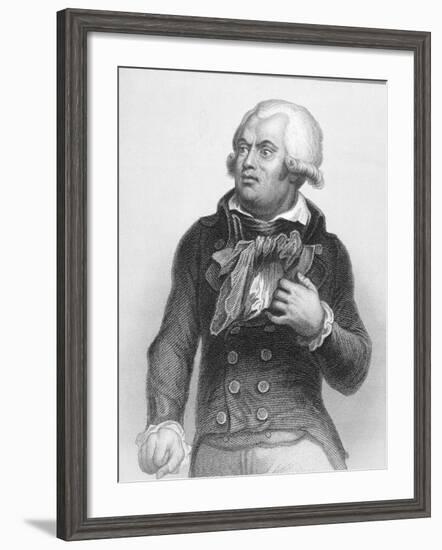 Portrait of Georges Danton (1759-94)-null-Framed Giclee Print