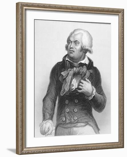 Portrait of Georges Danton (1759-94)-null-Framed Giclee Print