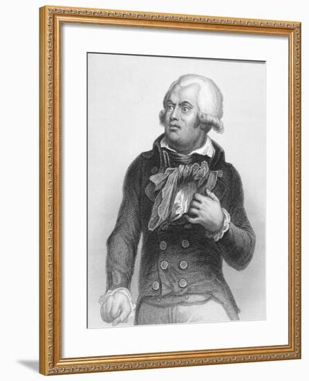 Portrait of Georges Danton (1759-94)-null-Framed Giclee Print