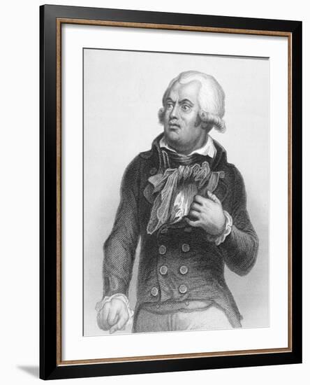 Portrait of Georges Danton (1759-94)-null-Framed Giclee Print