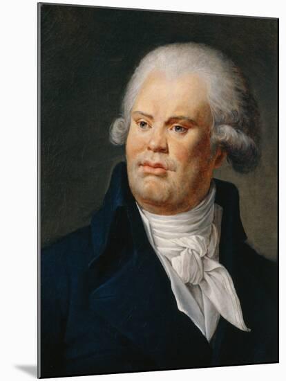 Portrait of Georges Danton-null-Mounted Giclee Print