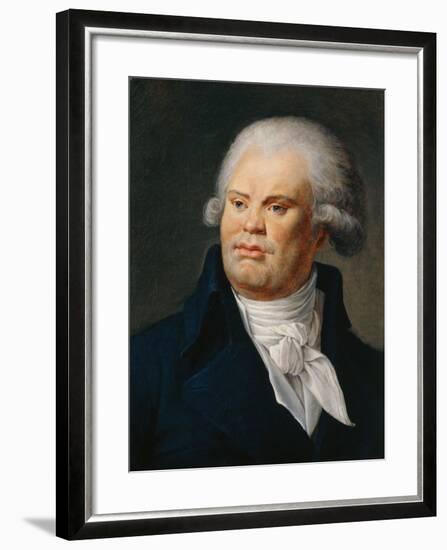 Portrait of Georges Danton-null-Framed Giclee Print