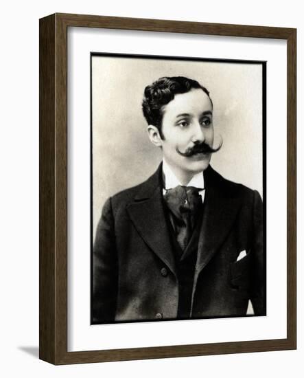 Portrait of Georges de Porto Riche (1849-1930), French dramatist and novelist-French Photographer-Framed Giclee Print