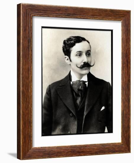 Portrait of Georges de Porto Riche (1849-1930), French dramatist and novelist-French Photographer-Framed Giclee Print