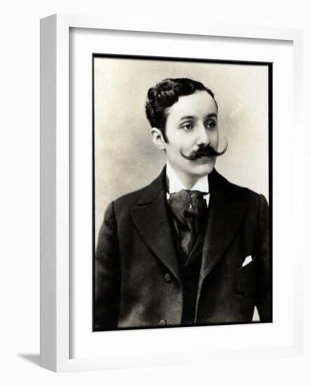 Portrait of Georges de Porto Riche (1849-1930), French dramatist and novelist-French Photographer-Framed Giclee Print