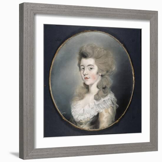 Portrait of Georgiana Spencer-Thomas Lawrence-Framed Giclee Print