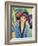 Portrait of Gerda-Ernst Ludwig Kirchner-Framed Giclee Print