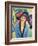 Portrait of Gerda-Ernst Ludwig Kirchner-Framed Giclee Print