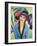 Portrait of Gerda-Ernst Ludwig Kirchner-Framed Giclee Print