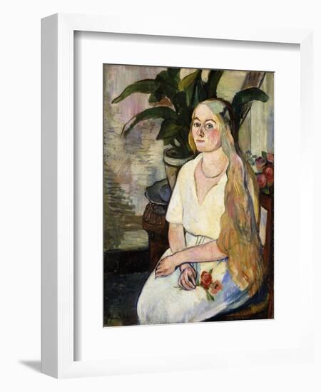 Portrait of Germaine Utter, 1922-Suzanne Valadon-Framed Giclee Print