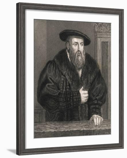 Portrait of German Astronomer Johannes Kepler-null-Framed Giclee Print