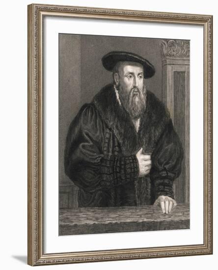 Portrait of German Astronomer Johannes Kepler-null-Framed Giclee Print