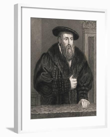 Portrait of German Astronomer Johannes Kepler-null-Framed Giclee Print