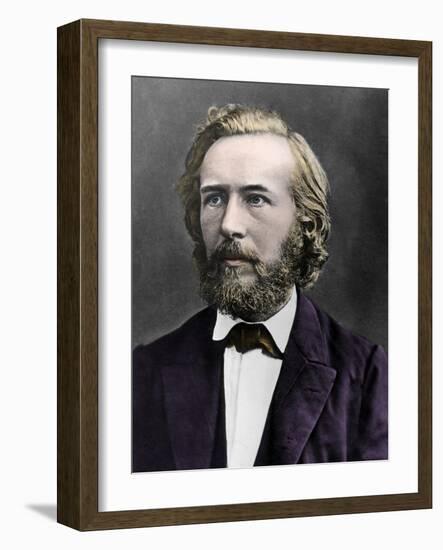 Portrait of German naturalist and philosopher Ernst Heinrich Haeckel (1834-1919)-French Photographer-Framed Giclee Print