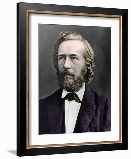 Portrait of German naturalist and philosopher Ernst Heinrich Haeckel (1834-1919)-French Photographer-Framed Giclee Print