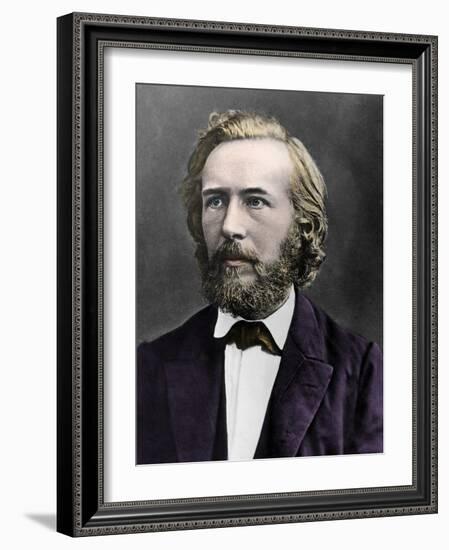 Portrait of German naturalist and philosopher Ernst Heinrich Haeckel (1834-1919)-French Photographer-Framed Giclee Print