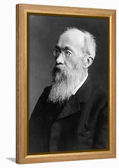 Portrait of German Psychologist Wilhelm Wundt-German photographer-Framed Premier Image Canvas