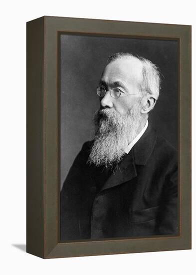 Portrait of German Psychologist Wilhelm Wundt-German photographer-Framed Premier Image Canvas