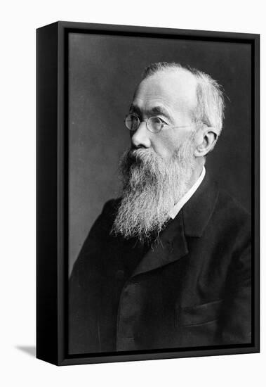 Portrait of German Psychologist Wilhelm Wundt-German photographer-Framed Premier Image Canvas