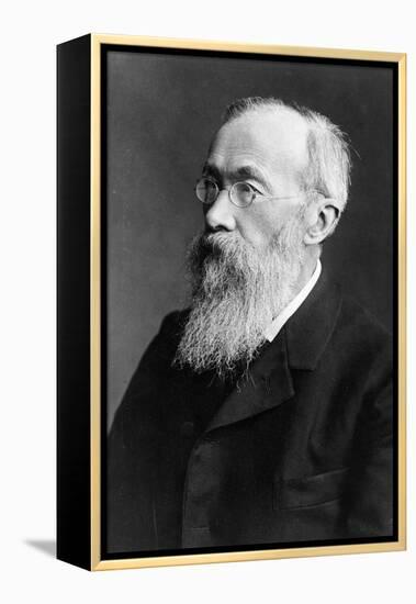 Portrait of German Psychologist Wilhelm Wundt-German photographer-Framed Premier Image Canvas