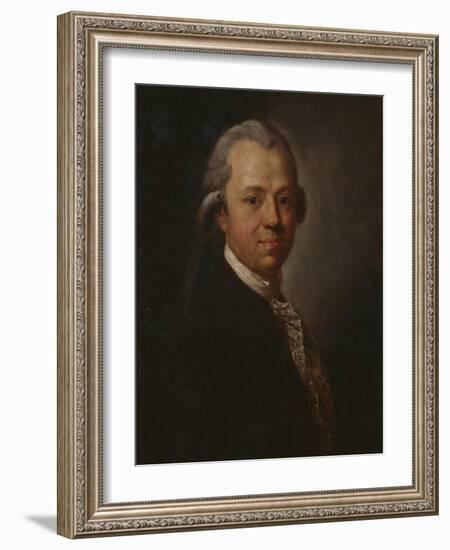 Portrait of German Writer and Publisher Christoph Friedrich Nicolai, 1783-Anton Graff-Framed Giclee Print