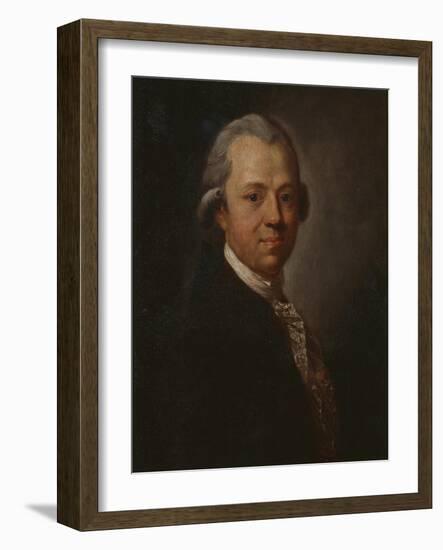 Portrait of German Writer and Publisher Christoph Friedrich Nicolai, 1783-Anton Graff-Framed Giclee Print