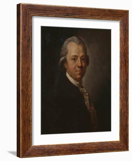 Portrait of German Writer and Publisher Christoph Friedrich Nicolai, 1783-Anton Graff-Framed Giclee Print