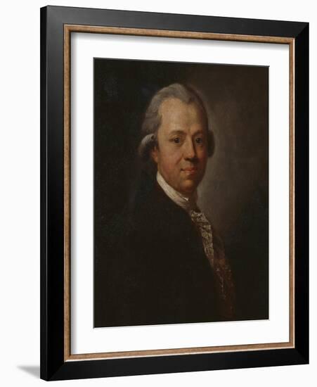 Portrait of German Writer and Publisher Christoph Friedrich Nicolai, 1783-Anton Graff-Framed Giclee Print