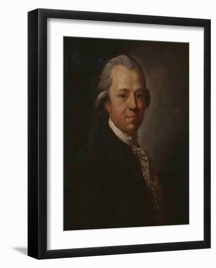 Portrait of German Writer and Publisher Christoph Friedrich Nicolai, 1783-Anton Graff-Framed Giclee Print