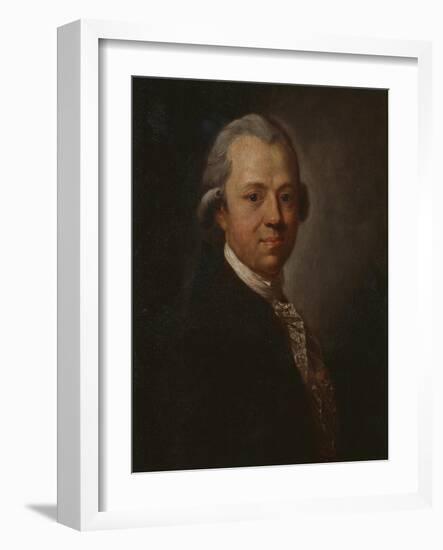 Portrait of German Writer and Publisher Christoph Friedrich Nicolai, 1783-Anton Graff-Framed Giclee Print