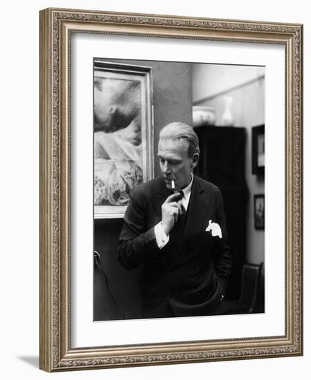 Portrait of German Writer Hanns Heinz Ewers-German photographer-Framed Photographic Print