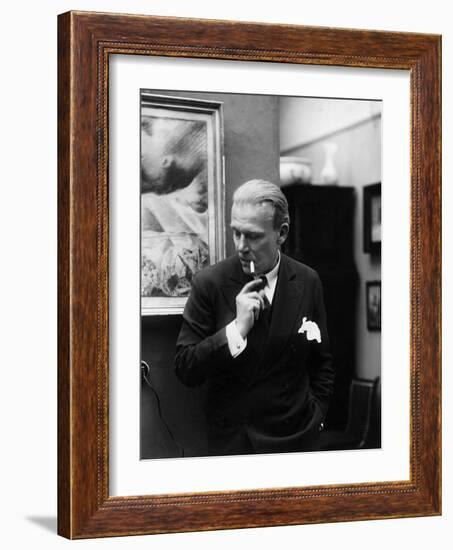 Portrait of German Writer Hanns Heinz Ewers-German photographer-Framed Photographic Print