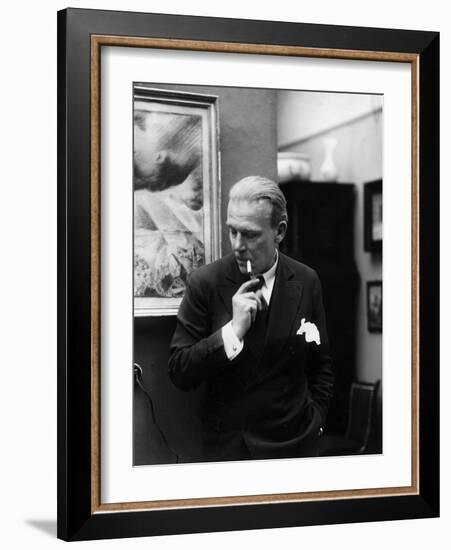 Portrait of German Writer Hanns Heinz Ewers-German photographer-Framed Photographic Print