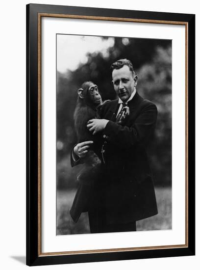 Portrait of German Zoologist Ludwig Zukowsky-null-Framed Photographic Print