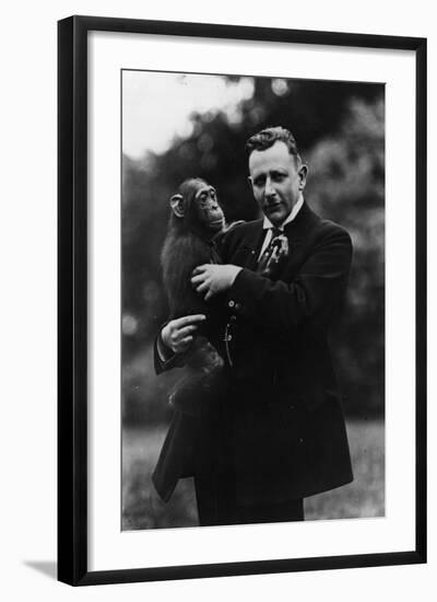 Portrait of German Zoologist Ludwig Zukowsky-null-Framed Photographic Print