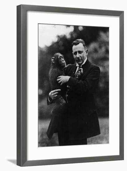 Portrait of German Zoologist Ludwig Zukowsky-null-Framed Photographic Print