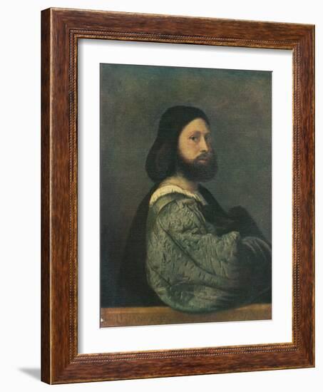 'Portrait of Gerolamo Barbarigo', 1510, (1909)-Titian-Framed Giclee Print