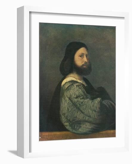 'Portrait of Gerolamo Barbarigo', 1510, (1909)-Titian-Framed Giclee Print