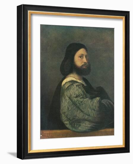 'Portrait of Gerolamo Barbarigo', 1510, (1909)-Titian-Framed Giclee Print