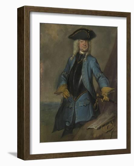 Portrait of Gerrit Sichterman-Cornelis Troost-Framed Art Print