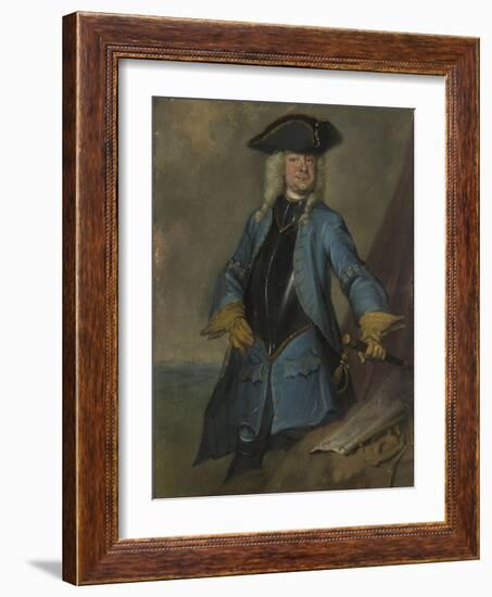 Portrait of Gerrit Sichterman-Cornelis Troost-Framed Art Print